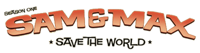 Sam & Max: Season One title screen for Wii